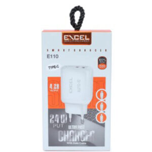 Excel 24W Dual-Port Smart Fast Charger